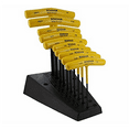 thumbnail image 3 of Bondhus 10pc SAE T-Handle Hex Wrench Set Model 13390 3/32 inch–3/8 inch Yellow, 3 of 3