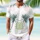 thumbnail image 2 of Summer Men's Popular T-shirt Printed V-neck Short Sleeved T-shirtS, 2 of 5