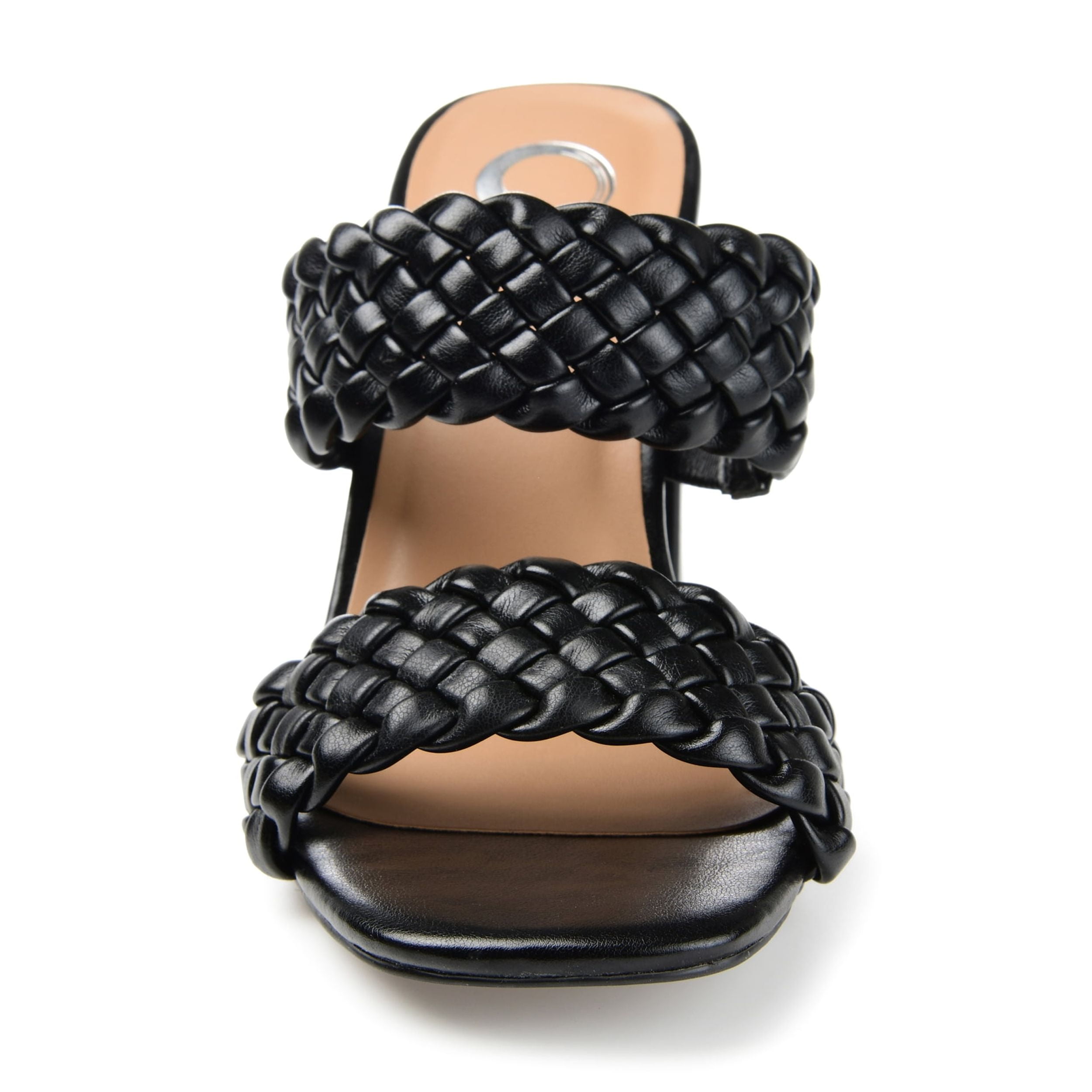 Journee Womens Melissa Open Square Toe Block Heel Dress Sandals, Widths Available
