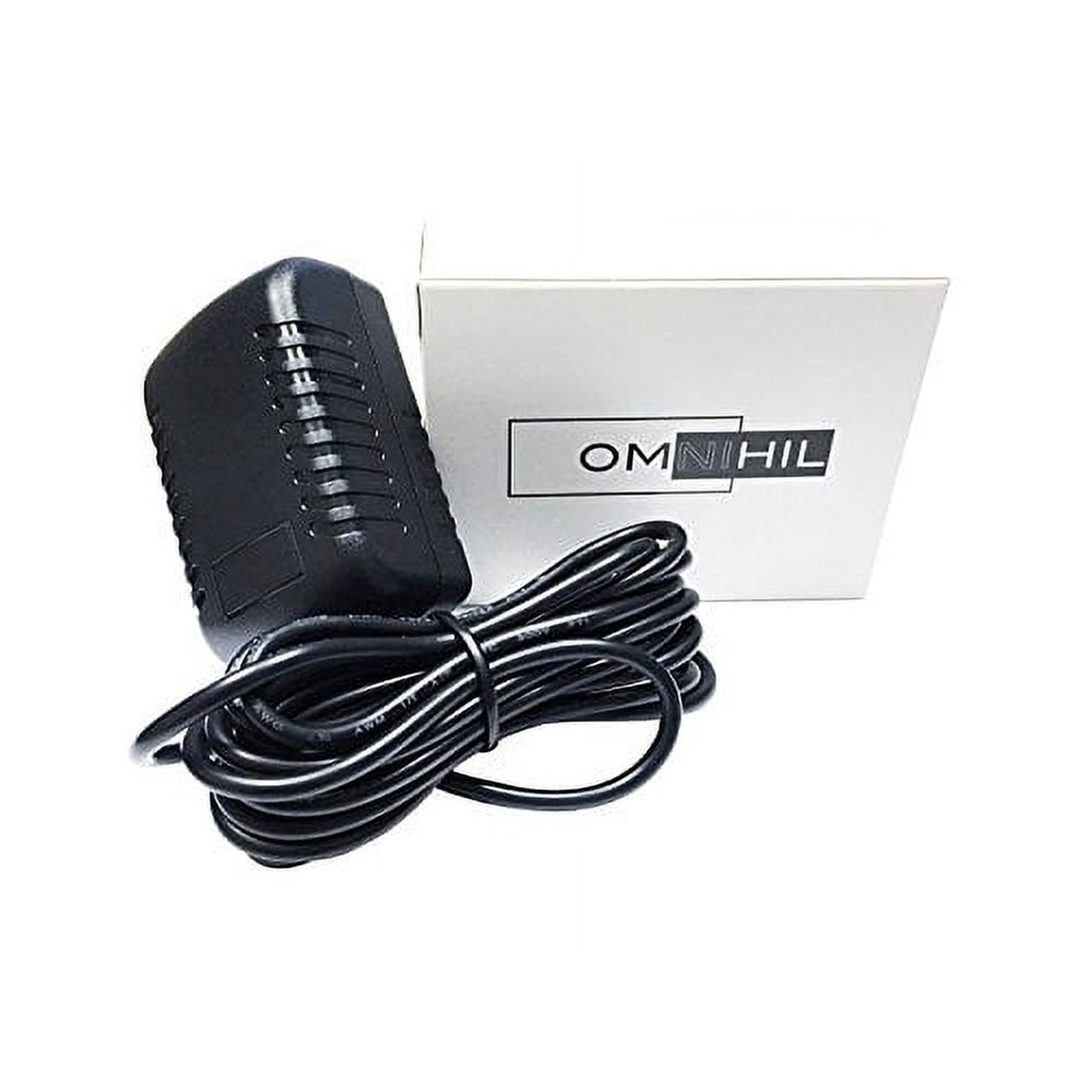 Omnihil 8 Feet 12V-AC/DC Power Adapter Compatible with Aluratek 8 12 14 Digital Photo Frame ADMPF512F ADMPF108F ADPF08SF