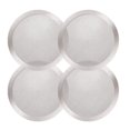 thumbnail image 1 of Paquete de 4 filtros reutilizables de acero inoxidable para cafeteras, 1 of 6