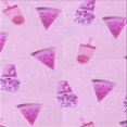 thumbnail image 1 of Ahgly Company Machine Washable Indoor Square Transitional Violet Purple Area Rugs, 4' Square, 1 of 7