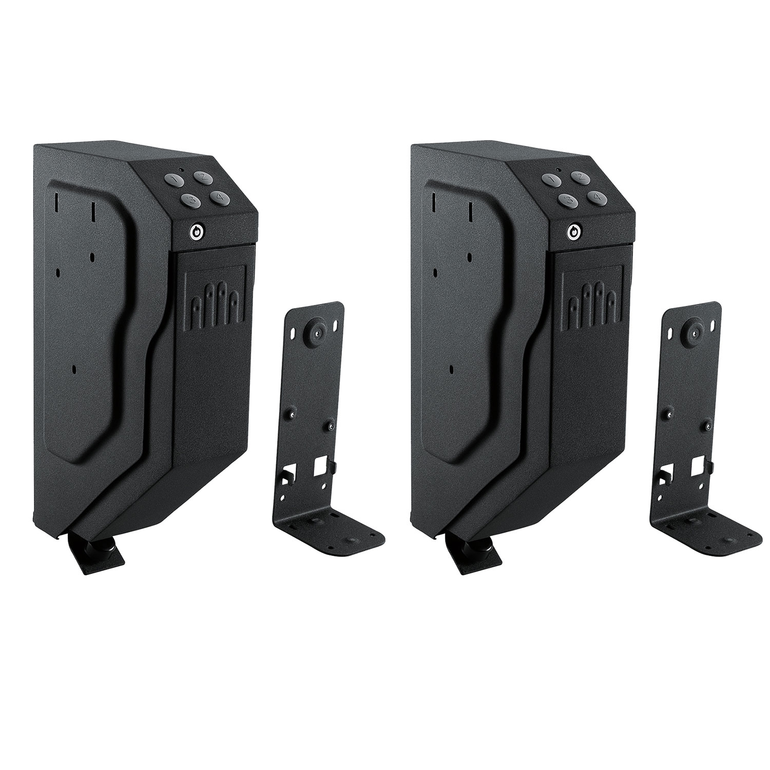 GunVault SpeedVault Quick Access Digital Keypad Gun Safe, Black (2 Pack)