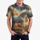 thumbnail image 1 of Fotbe Starry Sky White Horse Camiseta Polo de Golf para Hombre con Estampado – Camisa Deportiva Transpirable con Cuello Abotonado-4X-Large, 1 of 6