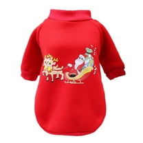 BNNG Snowflake Pet Dog Winter Coat Elf Pet Dog Pajamas Dog Cat Warm Christmas Pet Clothes Celebrate Christmas With Your Pets Cute Cartoon Dog Christmas Sweater Snowman Pet Dog Vest
