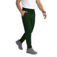 thumbnail image 4 of 2026 Men's Athletic Pants with Zipper Pockets Lightweight Tapered Joggers Breathable for Workout Running Travel Track Pants Dark Green M, 4 of 9