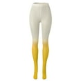 thumbnail image 4 of Leggings For Women Lift Hollow Out Mesh See Through Long Gradient Color Tight Ankle Durable Stretchy Comfortable Breathable Trendy Travel Attire Pants, 4 of 5