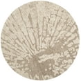 thumbnail image 2 of SAFAVIEH Bella Ethelyn Abstract Sunburst Wool Area Rug, Winter Taupe, 6' x 6' Round, 2 of 7