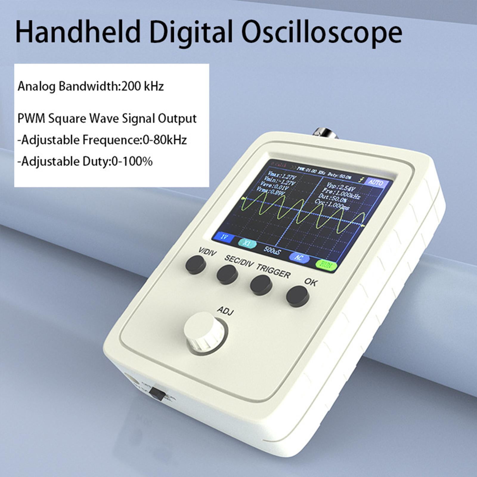 APPLAYERR High-Precision 12-Bit Digital Oscilloscope with 1024-Point Record Length for DIY Projects and Lab Use