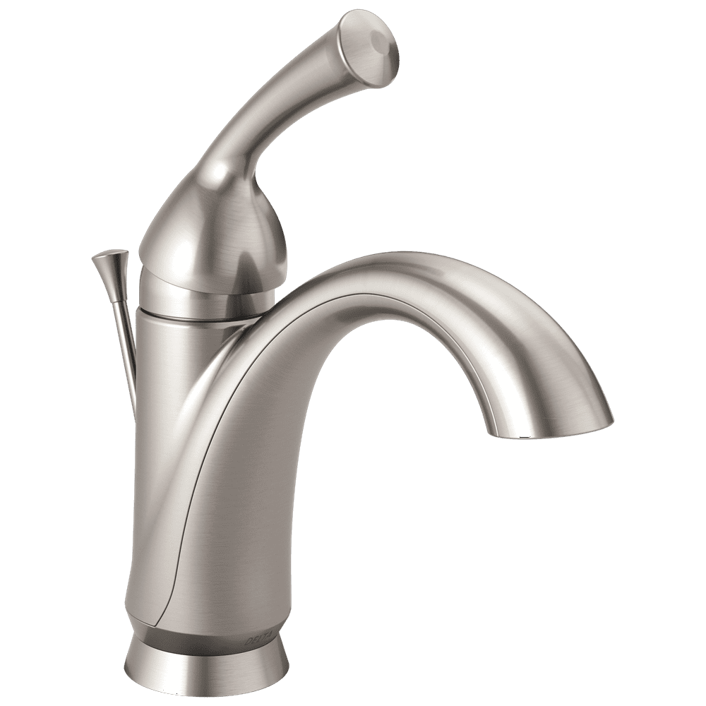 Delta Haywood Single Handle Single Hole Lavatory Faucet in Stainless
