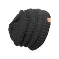 thumbnail image 4 of Basico Unisex Adult Warm Chunky Soft Stretch Line Cable Knit Beanie Cap Hat&nbsp;, 4 of 4