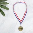 thumbnail image 4 of Bowling Medals Zinc Alloy Sports Awards with Neck Ribbon 2Pcs for Parties, 4 of 5
