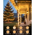 thumbnail image 2 of Luces para árbol de Navidad, Bokeh, 80 pies, 240 LED, luz blanca cálida, 2 of 7