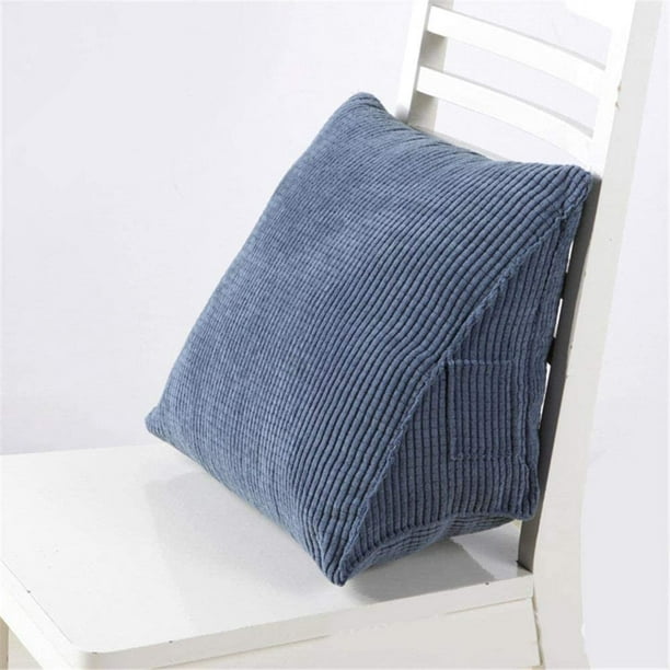 Corduroy top reading pillow