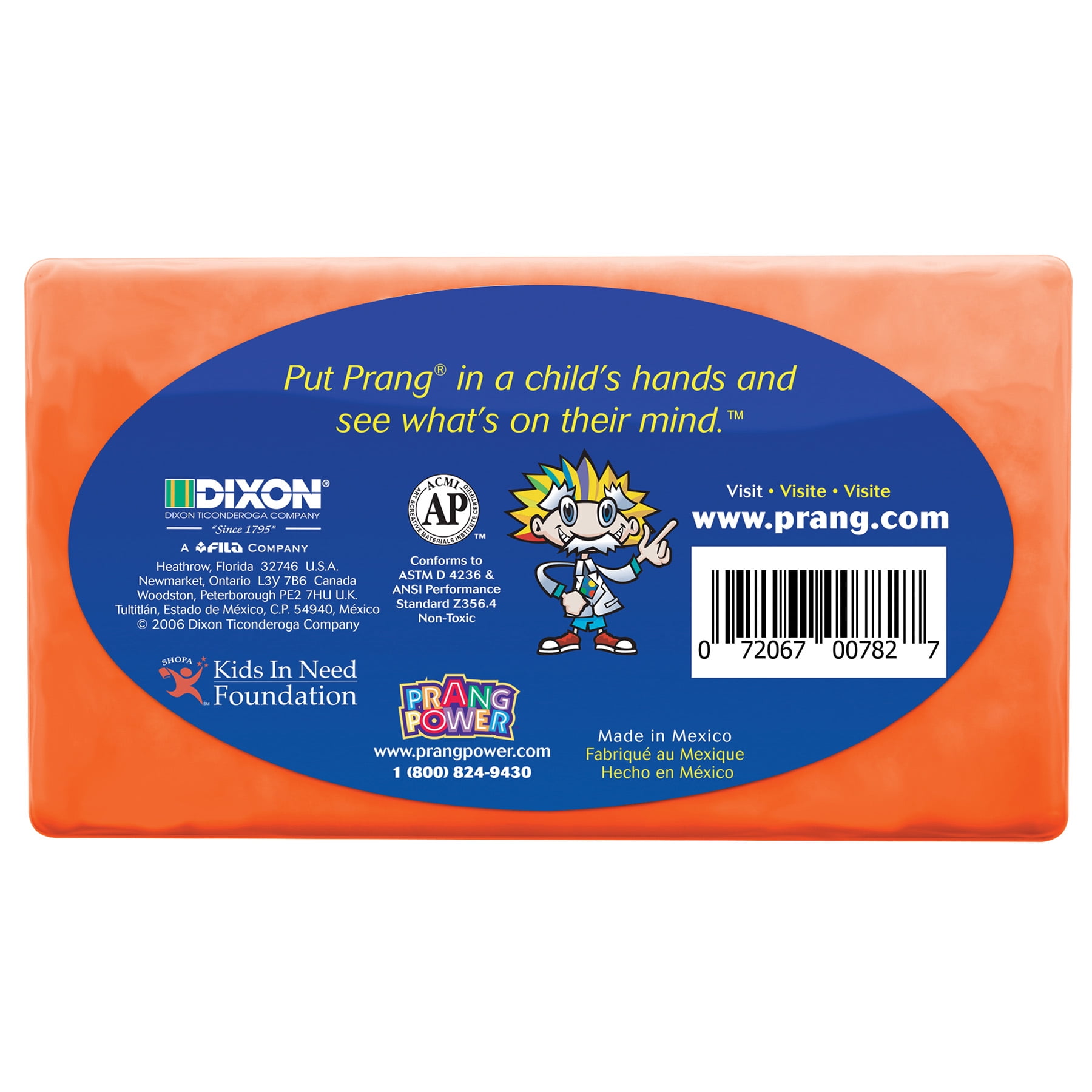 Prang Modeling Clay, 1 lb. Per Pack, Orange, Pack of 12