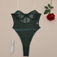 thumbnail image 1 of Ropa interior de primavera y verano para mujer, sexy, europea y americana, con tirantes transparentes, en el pecho, de corte abierto y moldeador de cuerpo, 1 of 6