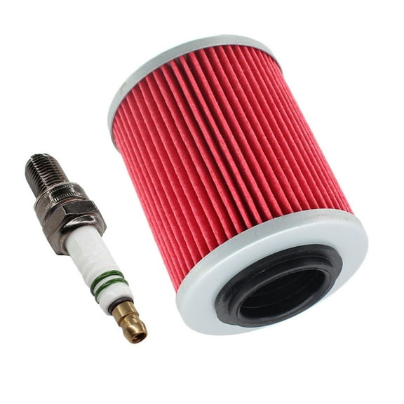 Oil Filter Spark Plug for Can-Am Outlander 330 400 450 500 570 650 700 800 850 1000 Max Rep 420256188 711256188 KN152 HF152