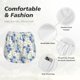 thumbnail image 4 of Balery Daisies Flowers Pantalones cortos deportivos para mujer con forro y dos bolsillos, elásticos, para entrenamiento, gimnasio, yoga-Small, 4 of 7