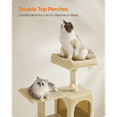 thumbnail image 2 of Cat Tree, Cat Tower, Cat Condo With Scratching Posts, Hammock, Plush Perch, Cat Activity Center, 2 of 5