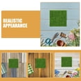 thumbnail image 3 of Raindrops artists Artificial Grass Green Plastic for Indoor Use 15pcs, 3 of 6