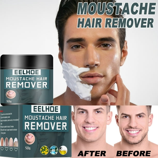 Men Permanent Hair Beard Removal Cream Depilatory Paste Face Moustache 50g  