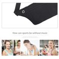 thumbnail image 5 of Byujiro Canvas Fanny Pack for Men & Women Travel Wallet Bag for Cell Phone Belt Bag Crossbody Bag with Headphone Hole for Travel Walking Running Hiking Cycling, 5 of 6