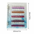 thumbnail image 4 of Magnetic Nail Swatches Book,New Nail Color Display Book,120/180/240 Nail Color Display Book,Magnet Blank Nail Organizer Storage,Nail Art Salon Design Display Booklets (240pcs), 4 of 9