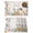 Off White, variant on Easter Placemats Set of 12 Spring Watercolor Bunny Carrots Eggs Flowers Beige Place Mats Indoor Wipeable Table Mats Washable Dining Table Placemats for Kitchen Holiday Party Home Decor 13x19 Inch