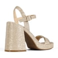 thumbnail image 3 of BURUDANI Heels for Women Block Chunky Platform High Heels Open Toe GISELLE Fashion Wedding Party Evening Prom Dance Ankle Strap Dress Pump Sandals Shoes, 3 of 5