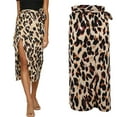 thumbnail image 3 of Guardurnaity Vintage con estampado de leopardo para mujer, para fiestas, bodas y bares, faldas de mujer, lápiz, faldas largas, a cuadros Prendas para la parte inferior del cuerpo marrón,1 s, 3 of 6