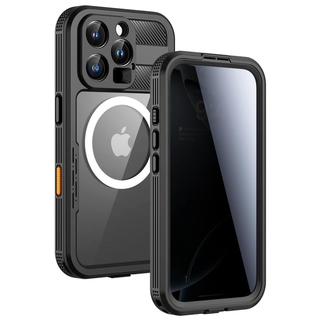 Funda Lanhiem para iPhone 16 Pro Max de 6,9" impermeable IP68