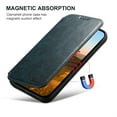 thumbnail image 5 of ELEHOLD Compatible with Mag Safe Case for iPhone 15 Pro Max, Slim Magnetic Flip Folio PU Leather Stand with Wallet Card Slot Shockproof Rugged Protective Phonen Case Cover, blue, 5 of 7
