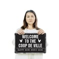 thumbnail image 3 of Coop De Ville Chicken 12 Inch x 18 Inch Novelty Aluminum Metal Sign Cluck De Luxe Ride Durable Weatherproof Perfect for Coops Barns Backyards Fun Gift for Chicken Keepers Homesteaders, 3 of 6