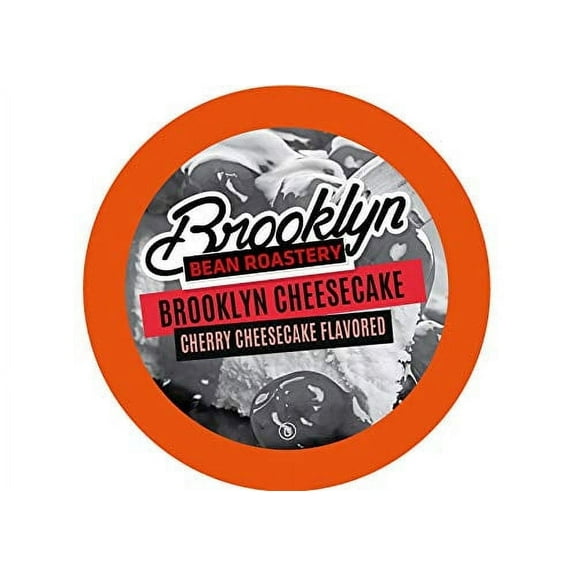 Brooklyn Bean Roastery Brooklyn Cheesecake Coffee Pods for Single-Serve Coffee Brewers, 40-Pack