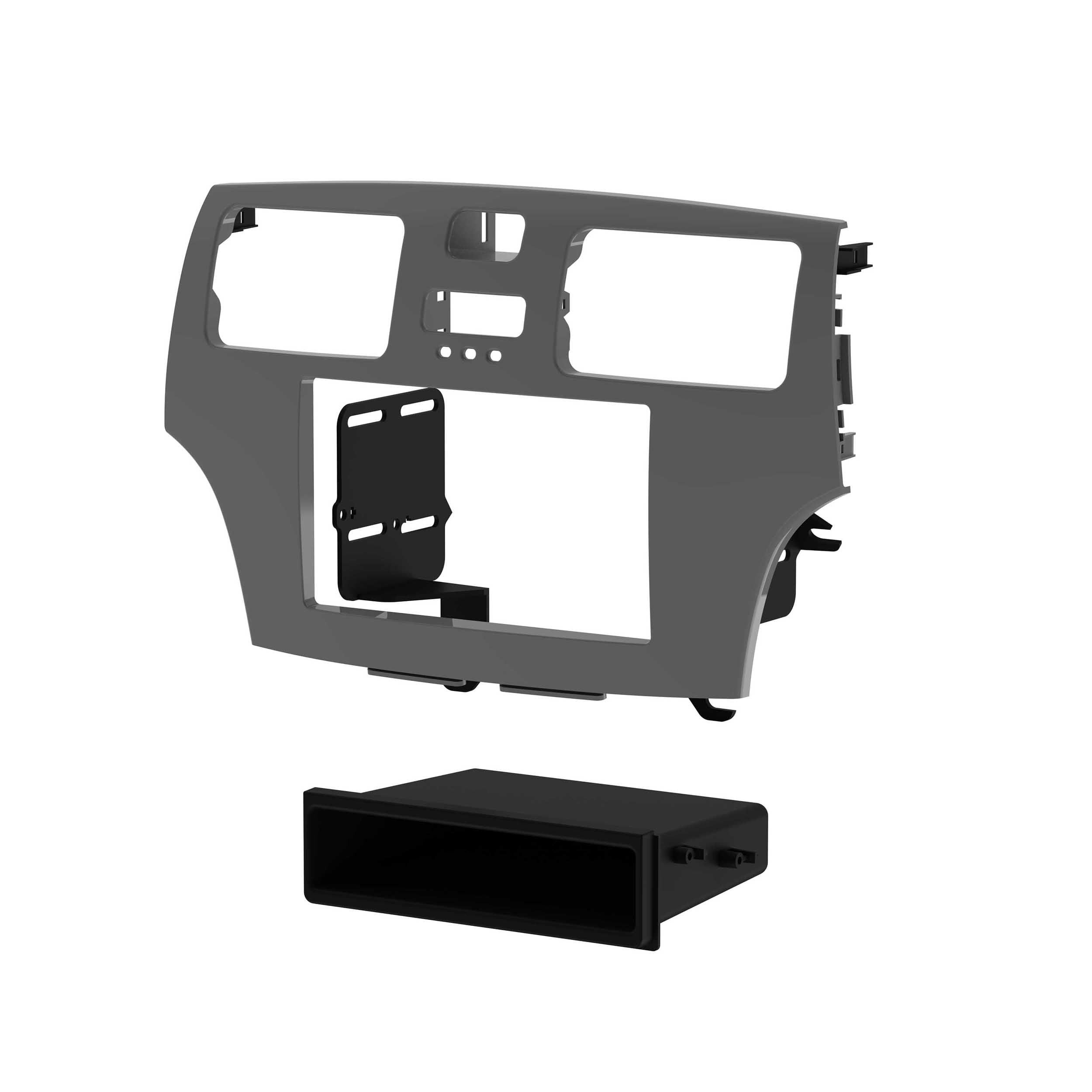 Metra Car Electronics Installation Kit for Lexus ES300/ES330 2002-2006, ISO DDIN, Painted Gray