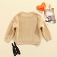 thumbnail image 4 of Bébé Filles Garçons Pull Col Rond en Vrac Automne Hiver Tricot Chaud Pull Tops Manches Longues Chemisier Pull, 4 of 6