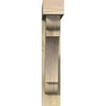thumbnail image 2 of Ekena Millwork 6"W x 32"D x 32"H Olympic Block Rough Sawn Bracket w/ Offset Brace, Douglas Fir, 2 of 25