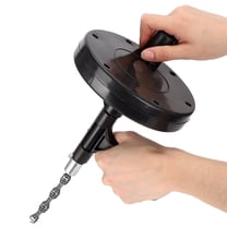 BIMZUC 16.4ft Drain Snake Auger, Toilet Drain Cleaner Tool with Non-Slip Handle, Hand Crank Pipe Clog Remover for Sewer, Sink, Bathtub