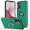 Deep Green, variant on Case for Galaxy S24 FE,Military Grade Protection [Built-in Kickstand] [Magnetic Car Holder] Dual-Layer Heavy Duty Shockproof Phone Case for Samsung Galaxy S24 FE 5G,2024 (Deep Green)