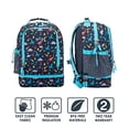 thumbnail image 4 of Bentgo Kids Prints 2-in-1 Backpack & Insulated Lunch Bag - Durable, Lightweight, Colorful Prints for Girls and Boys, Water-Resistant Fabric, Padded Straps and Back with Large Compartments (Dinosaur), 4 of 5