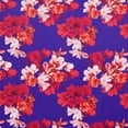 thumbnail image 2 of Zelouf Zs1909X Print Scuba  , Sewing, DIY, Crafts Fabric by the Yard, 638 Violet/coral, 5 Yard, 2 of 2