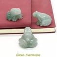 thumbnail image 6 of K-KED Natural quartz crystal carved frog stone frog animal mascot gift-Green Aventurine Jade Stone, 6 of 6