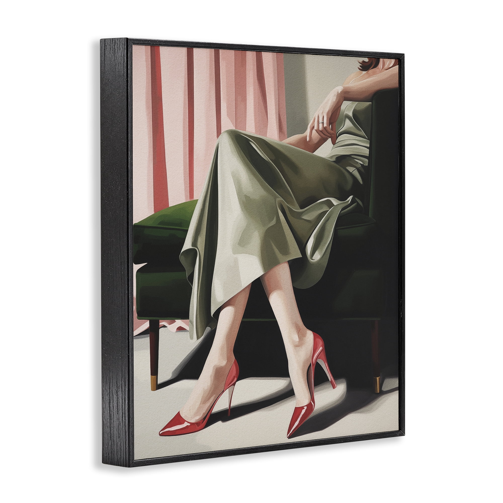 Stupell Industries Waiting For The Guests Black Framed Giclee Art, design by Andreas Magnusson