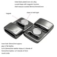 thumbnail image 2 of shapesbyX 10 Pieces 10mm Flat Magnetic Clasps for Bracelet Making Leather Strip Glue 10mmx2mm Hole, 2 of 3