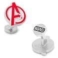 thumbnail image 2 of Cufflinks MV-AVNGR-SL Avengers Logo Cufflinks, 2 of 2