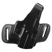 Gould & Goodrich B809 Belt Slide Leather Thumb Break Holster, Black, Right Hand