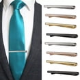 thumbnail image 2 of GKNET Men Tie Clips Simple Suit Clip Wedding Accessories Daily Business Delicate Jewelry Gift /-black, 2 of 9