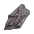 thumbnail image 1 of Jumpingount Chal de mujer, abrigos cálidos de otoño, bufanda de hombro de Color sólido, Poncho, decoración de moda, prendas de vestir Accesorios de disfraces Gris, 1 of 6