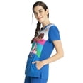 thumbnail image 7 of Tooniforms Scrubs Top For Women V-Neck Plus Size TF749, 2XL, To The Rescue, 7 of 7