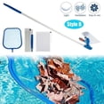 thumbnail image 3 of EIMELI  Swimming Pool Pond Fountain Vacuum Cleaner Leaf Skimmer Mesh Set Cleaning Tool, 3 of 17